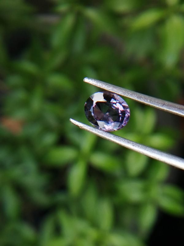 Colour : Purple Shape : Oval Weight : 1.30 cts Dimension : 7.4 x 6.2 x 3.7 mm Treatment : Unheated Clarity : VS • CSL - Colored Stone Laboratory Certified ( GIA Alumni Association Member ) • CSL Memo No : A383251C8292 Spinel is the magnesium-aluminum member of the larger spinel group of minerals with chemical formula MgAl₂O₄. Spinel is actually a large group of minerals. Gahnite, hercynite, ceylonite, picotite, and galaxite are all part of the spinel group. This oxide mineral is a Cubic crystal system with 7.5–8.0 hardness according to the Mohs hardness scale. Spinels Specific Gravity is depending on the composition of chemicals such as Zn-rich spinel can be as high as 4.40, otherwise, it averages from 3.58 to 3.61. Spinel has many colors such as red, pink, blue, lavender/violet, dark green, brown, black, colorless, gray. Spinel is a single reflective Non-pleochroic gemstone and Anomalous in some blue zincian varieties. It can be found as Opaque, Translucent or transparent. Spinel RI value is n = 1.719 Some red and pink spinels have fluorescence under UV Light. also, Some spinels have magnetism Weak to medium. Natural spinels typically are not enhanced. Spinels are found in Madagascar, Sri Lanka, Vietnam, Myanmar, Tanzania, Kenya, Nigeria, Afghanistan, Albania, Algeria, Atlantic Ocean, Australia, Belgium, Bolivia, Brazil, Cambodia, Canada. Spinel has long been found in the gemstone-bearing gravel of Sri Lanka. Since 2000 in several locations around the world have been discovered spinels with unusual vivid colors. when the mineral is pure, it’s colorless. That's called allochromatic gemstones. Als, Spinels are found with 4-rayed stars and 6-rayed stars. Some spinels are found with a color-changing effect such as Blue to violet, Grayish-blue to reddish-violet and some stones from Sri Lanka change from violet to reddish violet, due to the presence of Fe, Cr, and V. Blue Spinel is a very special gemstone because it is one of the few that occur naturally. The blue Spinel is colored from the impurity of Cobalt in the crystal lattice. High Color saturation in blue Spinels are always colored by Cobalt and are extremely rare to find. Cobalt spinel has high market value. Healing Properties of Spinels 👇 Spinel is known as the stone of revitalization. This MgAl2O4 mineral powers make the gums and teeth stronger and is also beneficial for gums, skin, slimming the healthy and overweight body and cancer healing. Spinel promotes physical vitality, refills the energy and eases exhaustion. Spinel is a very soothing stone, as it calms and relieves stress, anxiety, PTSD and depression. Also, Spinel is working with chakra balancing. Black Spinel - Earth Star Chakra , Red or Pink - Spinel Base Chakra, Green Spinel - Heart chakra, Blue Spinel - Throat chakra, Purple Spinel - Crown chakra.