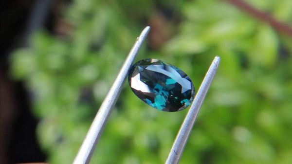 Colour : Greenish Blue Shape : Oval Weight : 1.57 cts Dimension : 8.9 x 6.0 x 3.9 mm Treatment : Unheated Clarity : SI • CSL - Colored Stone Laboratory Certified ( GIA Alumni Association Member ) • CSL Memo No : 35336B95E375 Spinel is the magnesium-aluminum member of the larger spinel group of minerals with chemical formula MgAl₂O₄. Spinel is actually a large group of minerals. Gahnite, hercynite, ceylonite, picotite, and galaxite are all part of the spinel group. This oxide mineral is a Cubic crystal system with 7.5–8.0 hardness according to the Mohs hardness scale. Spinels Specific Gravity is depending on the composition of chemicals such as Zn-rich spinel can be as high as 4.40, otherwise, it averages from 3.58 to 3.61. Spinel has many colors such as red, pink, blue, lavender/violet, dark green, brown, black, colorless, gray. Spinel is a single reflective Non-pleochroic gemstone and Anomalous in some blue zincian varieties. It can be found as Opaque, Translucent or transparent. Spinel RI value is n = 1.719 Some red and pink spinels have fluorescence under UV Light. also, Some spinels have magnetism Weak to medium. Natural spinels typically are not enhanced. Spinels are found in Madagascar, Sri Lanka, Vietnam, Myanmar, Tanzania, Kenya, Nigeria, Afghanistan, Albania, Algeria, Atlantic Ocean, Australia, Belgium, Bolivia, Brazil, Cambodia, Canada. Spinel has long been found in the gemstone-bearing gravel of Sri Lanka. Since 2000 in several locations around the world have been discovered spinels with unusual vivid colors. when the mineral is pure, it’s colorless. That's called allochromatic gemstones. Als, Spinels are found with 4-rayed stars and 6-rayed stars. Some spinels are found with a color-changing effect such as Blue to violet, Grayish-blue to reddish-violet and some stones from Sri Lanka change from violet to reddish violet, due to the presence of Fe, Cr, and V. Blue Spinel is a very special gemstone because it is one of the few that occur naturally. The blue Spinel is colored from the impurity of Cobalt in the crystal lattice. High Color saturation in blue Spinels are always colored by Cobalt and are extremely rare to find. Cobalt spinel has high market value. Healing Properties of Spinels 👇 Spinel is known as the stone of revitalization. This MgAl2O4 mineral powers make the gums and teeth stronger and is also beneficial for gums, skin, slimming the healthy and overweight body and cancer healing. Spinel promotes physical vitality, refills the energy and eases exhaustion. Spinel is a very soothing stone, as it calms and relieves stress, anxiety, PTSD and depression. Also, Spinel is working with chakra balancing. Black Spinel - Earth Star Chakra , Red or Pink - Spinel Base Chakra, Green Spinel - Heart chakra, Blue Spinel - Throat chakra, Purple Spinel - Crown chakra.