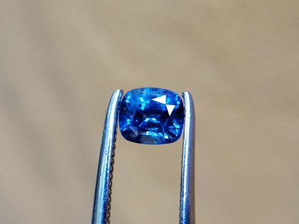 Ceylon Blue Sapphire Cushion shape very attractive cornflower blue color stone from RATNAPURA mine