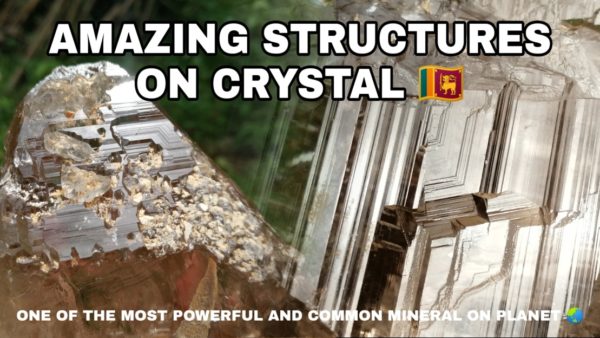 5_Ceylon Natural Quartz Crystal with step marks - Danu Group Gemstones