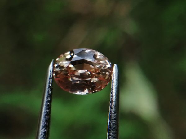 Natural Suset Light Padparadscha Sapphire Ceylon king sapphire from Ratnapura underground mining danu Group Gemstones