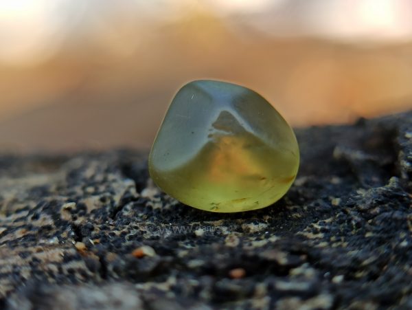 Ceylon Natural Chrysoberyl Alluvial Crystal Couple from Danu Group Gemstones Collection