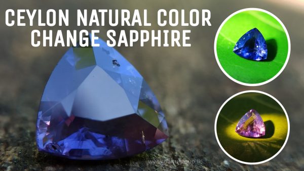 Ceylon Natural Color Change Sapphire Danu Group Gemstones