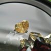 Ceylon Natural Yellow Sapphire Heart Weight : 1.05cts Dimension : 6.2mm x 7.5mm x 3.2mm Shape : Heart Colour : Yellow Treatments : Unheated/ Natural