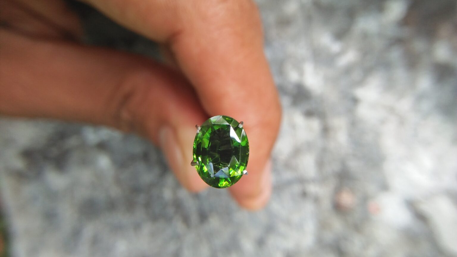 Zircon is a mineral belonging to the group of nesosilicates. Its chemical name is zirconium silicate, and its corresponding chemical formula is ZrSiO₄ (Beccarite) zircon is rare colour type of zircon family. Zircon has a wide range of healing properties and becomes an effective stone for the wearer. Zircon has an anti-spasmodic effect on the liver and gall bladder of the wearer