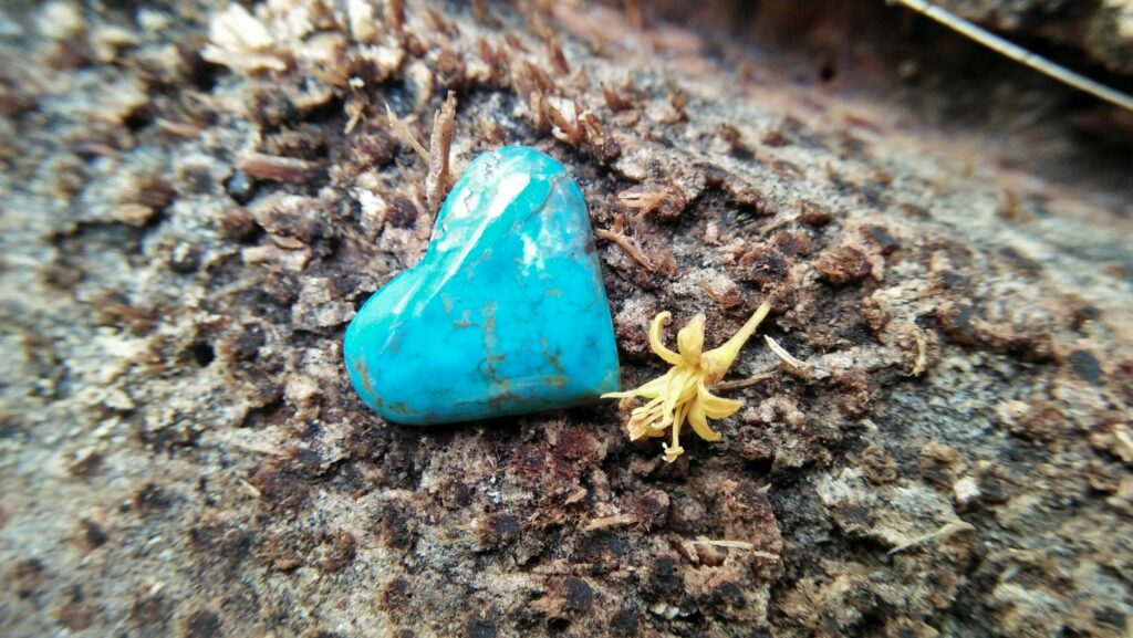 Natural Torquoise Heart Dimension : 12.1mm x 14.5mm x 3.5mm Weight : 4.20Cts Shape : Heart Treatments : Unheated/ Natural Clarity : Naturally Opaque Location : USA