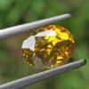Ceylon Natural Melichrysos, Golden Yellow Zircon Shape : Ovel Shape Colour : Greenish Golden yellow Weight : 2.25Cts Dimension : 7.2mm x 6.1mm x 5.1mm Clarity : Clean stone Mineral : City of Gem Ratnapura Sri Lanka