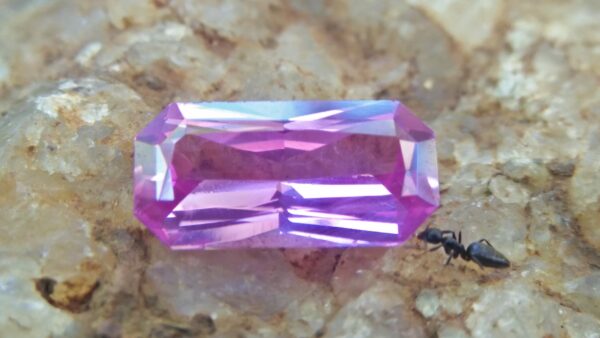 Sapphire is a 5th and a 45th Anniversary gemstone. Known as the "wisdom stone" Sapphire is exceptional for calming and focusing the mind, allowing the release of mental tension and unwanted thoughts. Pink Sapphire is an ideal stone of emotional and psychic protection, especially in situations where one has no control in directing events, but cannot simply depart either pink is the boundary line between rubies and sapphires since pink is commonly considered a tint of red or red plus white. Pink sapphires symbolize loyalty, trust, and sincerity, making them popular stones for engagement rings.