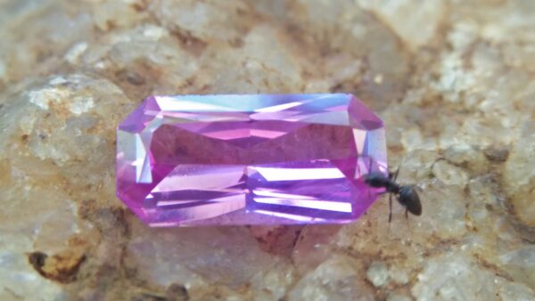 Sapphire is a 5th and a 45th Anniversary gemstone. Known as the "wisdom stone" Sapphire is exceptional for calming and focusing the mind, allowing the release of mental tension and unwanted thoughts. Pink Sapphire is an ideal stone of emotional and psychic protection, especially in situations where one has no control in directing events, but cannot simply depart either pink is the boundary line between rubies and sapphires since pink is commonly considered a tint of red or red plus white. Pink sapphires symbolize loyalty, trust, and sincerity, making them popular stones for engagement rings.