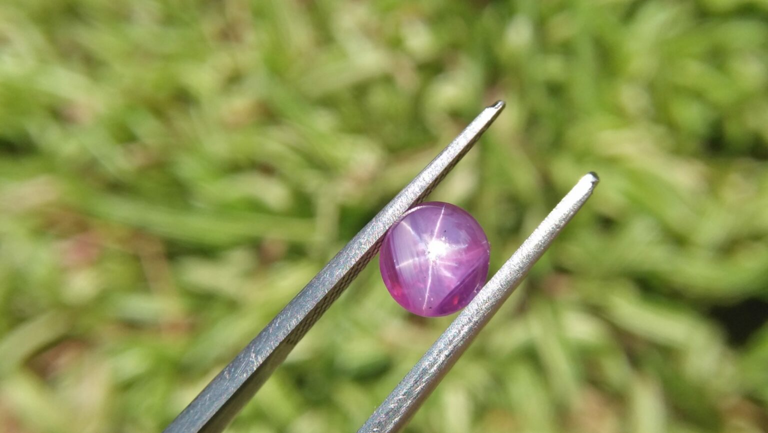 Ceylon Natural Star Pink Sapphire Dimension -: 6.5mm x 6.7mm x 5.30mm Weight -: 2.45Cts Mineral -: Ratnapura, Sri Lanka Treatment -: Unheated/Natural Colour -: Pink Clarity -: SI Clarity