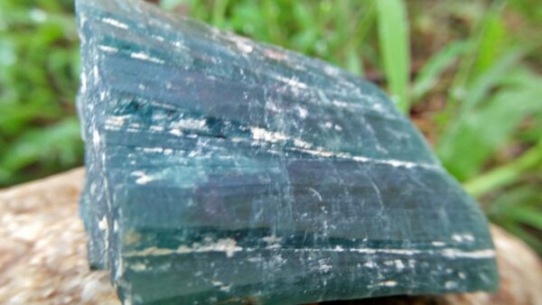 Grandidierite is an extremely rare mineral and gem that was first discovered in 1902 in southern Madagascar. Optical properties: Biaxial (-) Category: Nesosilicate Formula: (Mg,Fe2+)Al3(BO3)(SiO4)O2 Crystal system: Orthorhombic Color: Bluish green Dispersion: strong Hardness: 7 to 7.5 Refractive Index: 1.590 to 1.623 Grandidierite have been found in only a few locations around the world, including Malawi, Namibia and Sri Lanka and few gem quality specimens have come mainly from Madagascar.