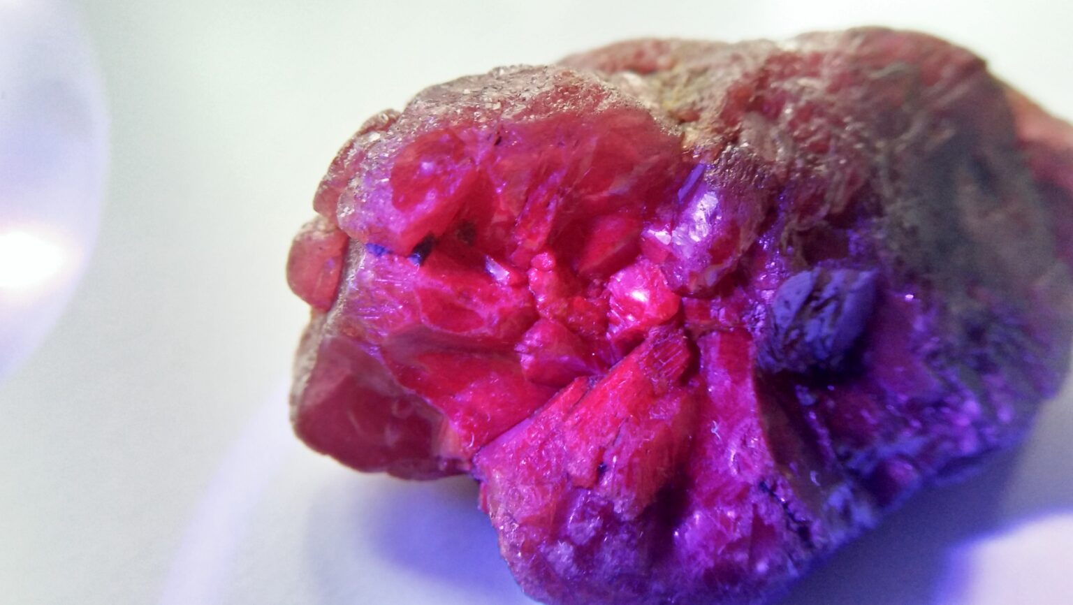 A ruby is a pink to blood-red colored gemstone, a variety of the mineral corundum. Other varieties of gem-quality corundum are called sapphires. Category: Oxide mineral variety Formula: aluminium oxide with chromium, Al2O3:Cr Crystal system: Trigonal Crystal class: Hexagonal Mohs scale: hardness 9.0 Luster: Subadamantine, vitreous, pearly Specific gravity: 3.97 – 4.05 Optical properties: Uniaxial - Refractive index: nω=1.768–1.772 nε=1.760–1.763 Ruby is a powerful stone to shield against negative energy, psychic attack, and energy vampirism, especially of the heart energy.Ruby is a stone of Divine creativity. It boosts your energy levels and promotes high self-esteem, intuition, and spiritual wisdom. According to astrology generally ruby should be worn in ring finger of right hand. Ruby is one of the most popular gemstones, and is used extensively in Jewelry. Ruby is used in all forms of jewelry, including bracelets, necklaces, rings, and earrings.