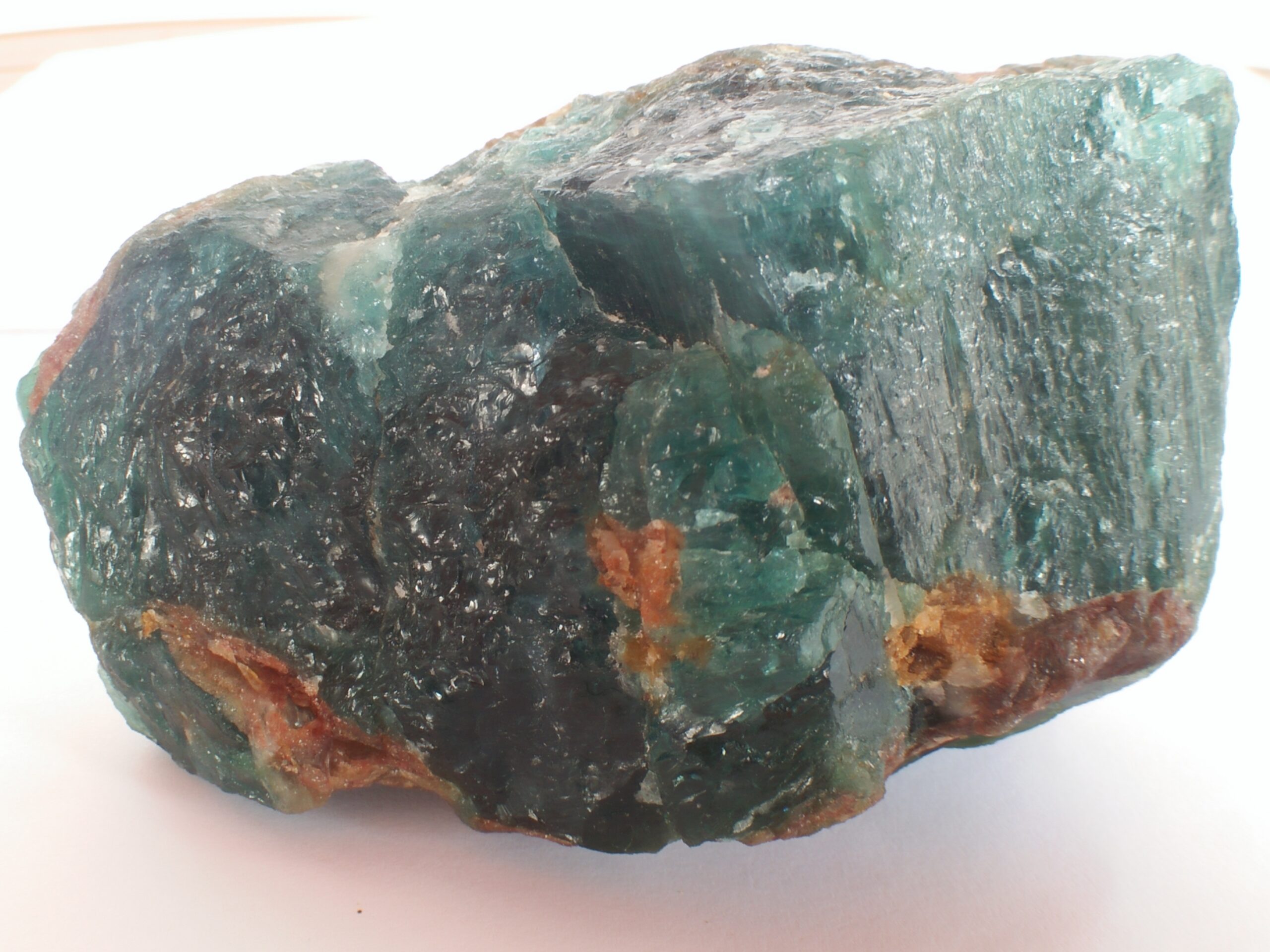 " Grandidierite " Rare mineral Specimen, Weight : 400g Mineral : Madagascar Treatment : Unheated/ Natural Chemical Formula : (Mg,Fe2+)Al3(BO3)(SiO4)O2 This is Orthorhombic crystal system, Nesosilicate mineral from Madagascar