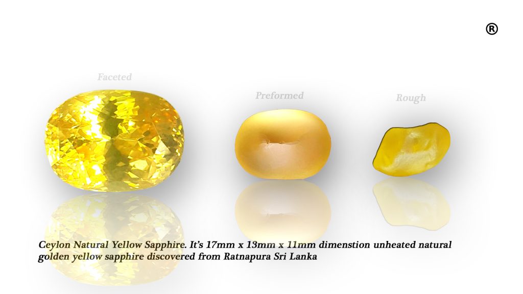 Ceylon Natural Yellow Sapphire