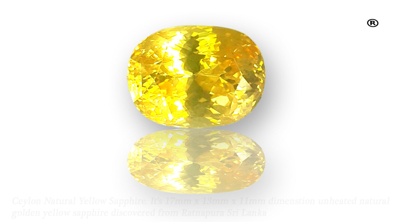 Ceylon Natural Yellow Sapphire