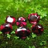 Ceylon Natural Rhodolite Garnets Dimension: 9.4mm x 8.2mm x 7.6mm/ 9.6mm x 8.8mm x 6.8mm 10mm x 8.7mm x 6.5mm/ 10.5mm x 9.4mm x 6.8mm 13mm x 9.8mm x 5.9mm/ 11.9mm / 10mm x 4.8mm Weights: 5.30cts/ 5.45cts/ 5.60cts/ 6.20cts/ 6.80cts/ 4.85cts Mineral: City of gem Ratnapurea Sri Lanka Shapes: Ovel and Cution Colour: Pinkish Red Pieces: 6 Treatment: NO Treatment/Unheated/Natural