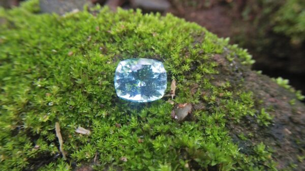 Aquamarine is a color variety of the mineral beryl. Beryl is a mineral composed of beryllium aluminium cyclosilicate with the chemical formula Be₃Al₂. Well-known varieties of beryl include emerald and aquamarine. Naturally occurring, hexagonal crystals of beryl can be up to several meters in size, but terminated crystals are relatively rare. Hardness : 7.5 – 8 Crystal system : Hexagonal Specific gravity : Average 2.76 Optical properties : Uniaxial (-) Refractive index : nω = 1.564–1.595 nε = 1.568–1.602 Healings of Aquamarine, Aquamarine Heals emotional trauma, Cools high temper and conflict, Relieves stress, helps get in touch with suppressed emotions, Brings peace, Clears the mind, Calms the heart and many healing in this stone