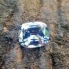 NATURAL BLUEISH WHITE SAPPHIRE Shape : Cution Dimension : 7.2mm x 6mm x 3.5mm Weight : 1.35cts Clarity : Clean Colour : Blueish white Transparency : Transparent Origin : Sri Lanka Treatment : Unheated/ Natural