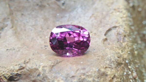 Natural Pink Garnet Weight: 2.15Cts Dimension: 8.4mm x 6.4mm x 4.9mm Colour: Reddish Pink Clarity : SI Birthstone : January Treatment : Unheated/Natural