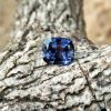 NATURAL Blue Spinel Serial Number : RT 7143 Shape : Cution Clarity : Loop Clean Treatment : Natural/Unheated Weight : 0.90Cts Colour : Blue Dimension : 5.92mm x 5.12mm x 3.96mm "National Gem And Jewellery Authority (NGJA) " Certified