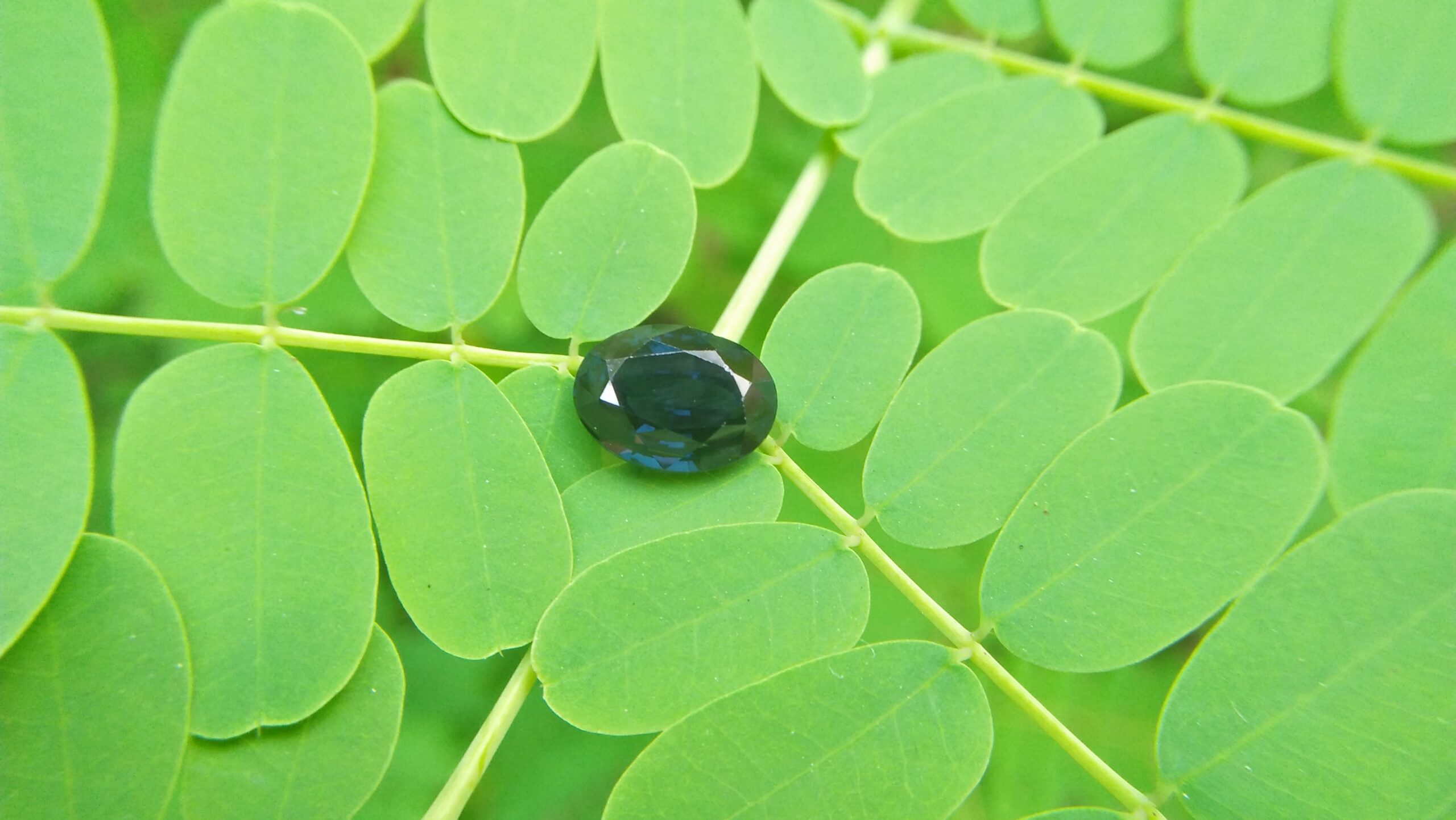 NATURAL Cobalt Spinel Shape : Ovel Clarity : SI Cut : Mixed Cut Treatment : Natural/Unheated Weight : 3.12 Cts Colour : Deep Violetish Green Blue Dimension : 9.31 mm x 7.18 mm x 5.48 mm Species : Natural Spinel Variety : Cobalt Spinel L/N : 68049 "GGTL" Certified (GIA Alumini Association Member)