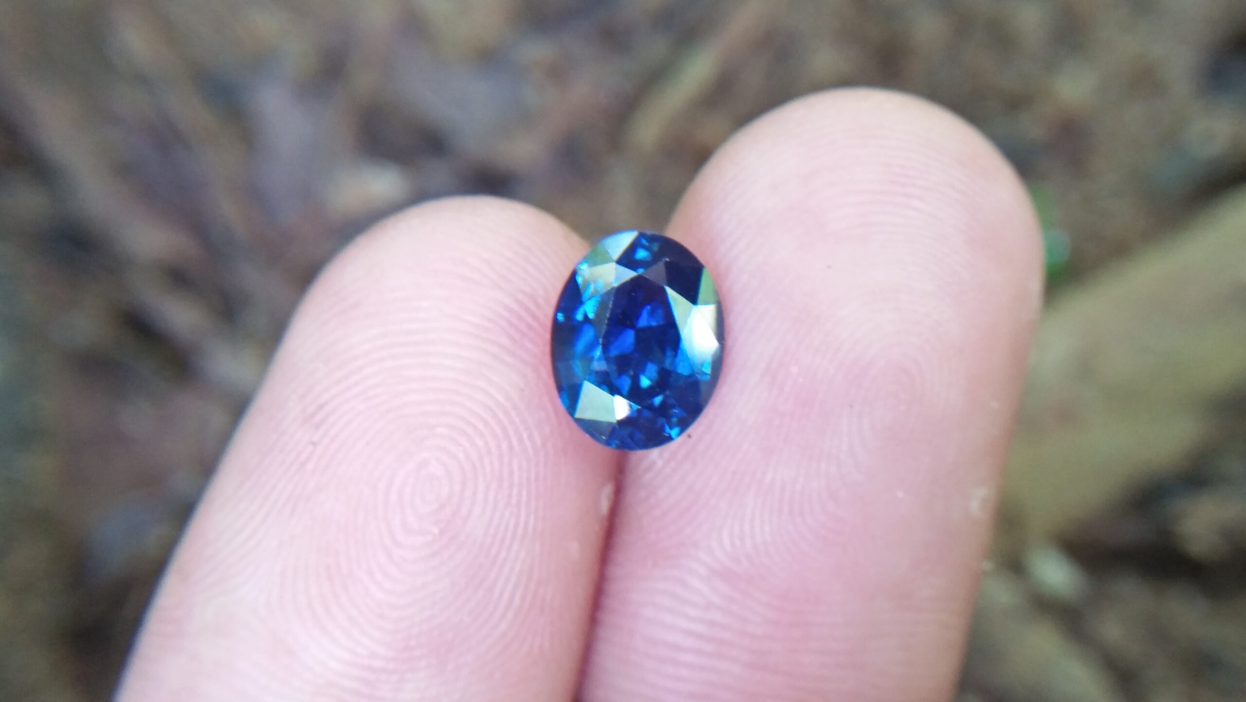 Sapphire is the birthstone for September NATURAL BLUE SAPPHIRE Shape : Ovel Cut : Mixed Cut Dimension : 8.1 mmx 6.5 mm x 4.2 mm Weight : 1.85 Cts Clarity : Flawless/ Clean Colour : Blue Transparency : Transparent