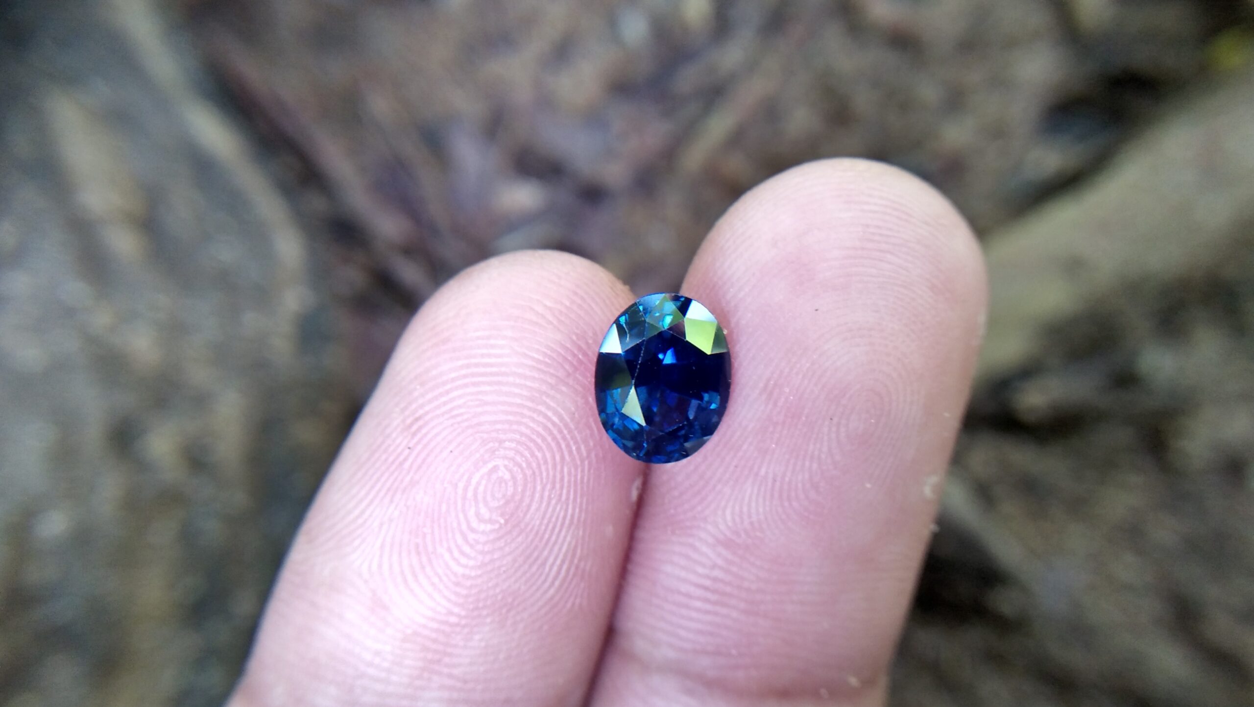 Sapphire is the birthstone for September NATURAL BLUE SAPPHIRE Shape : Ovel Cut : Mixed Cut Dimension : 8.1 mmx 6.5 mm x 4.2 mm Weight : 1.85 Cts Clarity : Flawless/ Clean Colour : Blue Transparency : Transparent