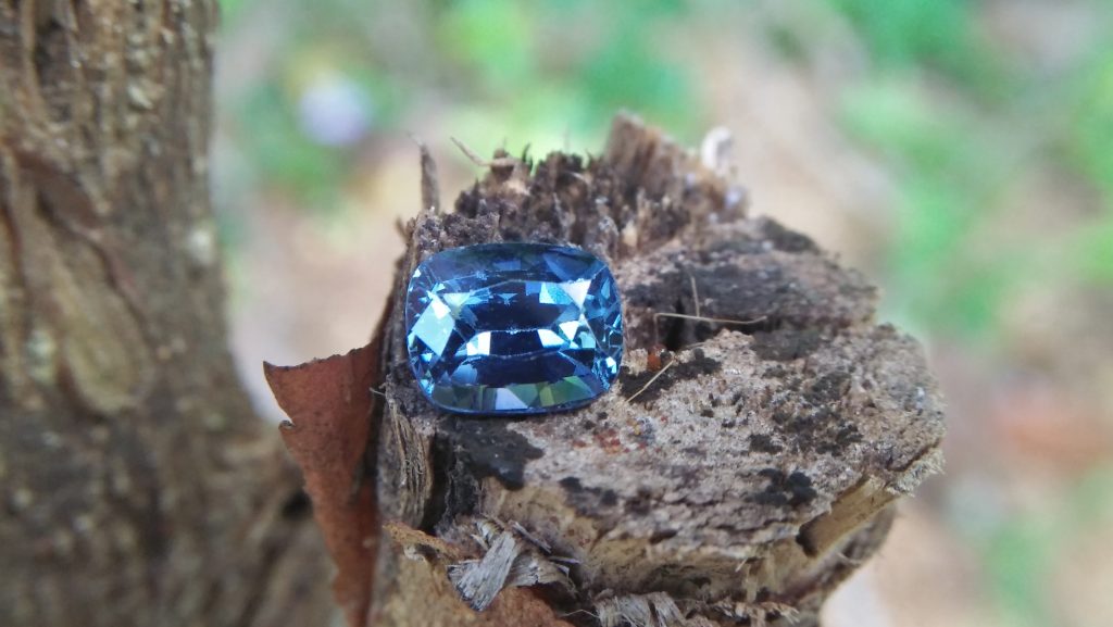 Sapphire is the birthstone for September NATURAL BLUE SAPPHIRE Shape : Cution Cut : Mixed Cut Dimension : 6.8 mmx 5.4 mm x 4.4 mm Weight : 1.50Cts Clarity : VVS Colour : Greenish Blue Transparency : Transparent