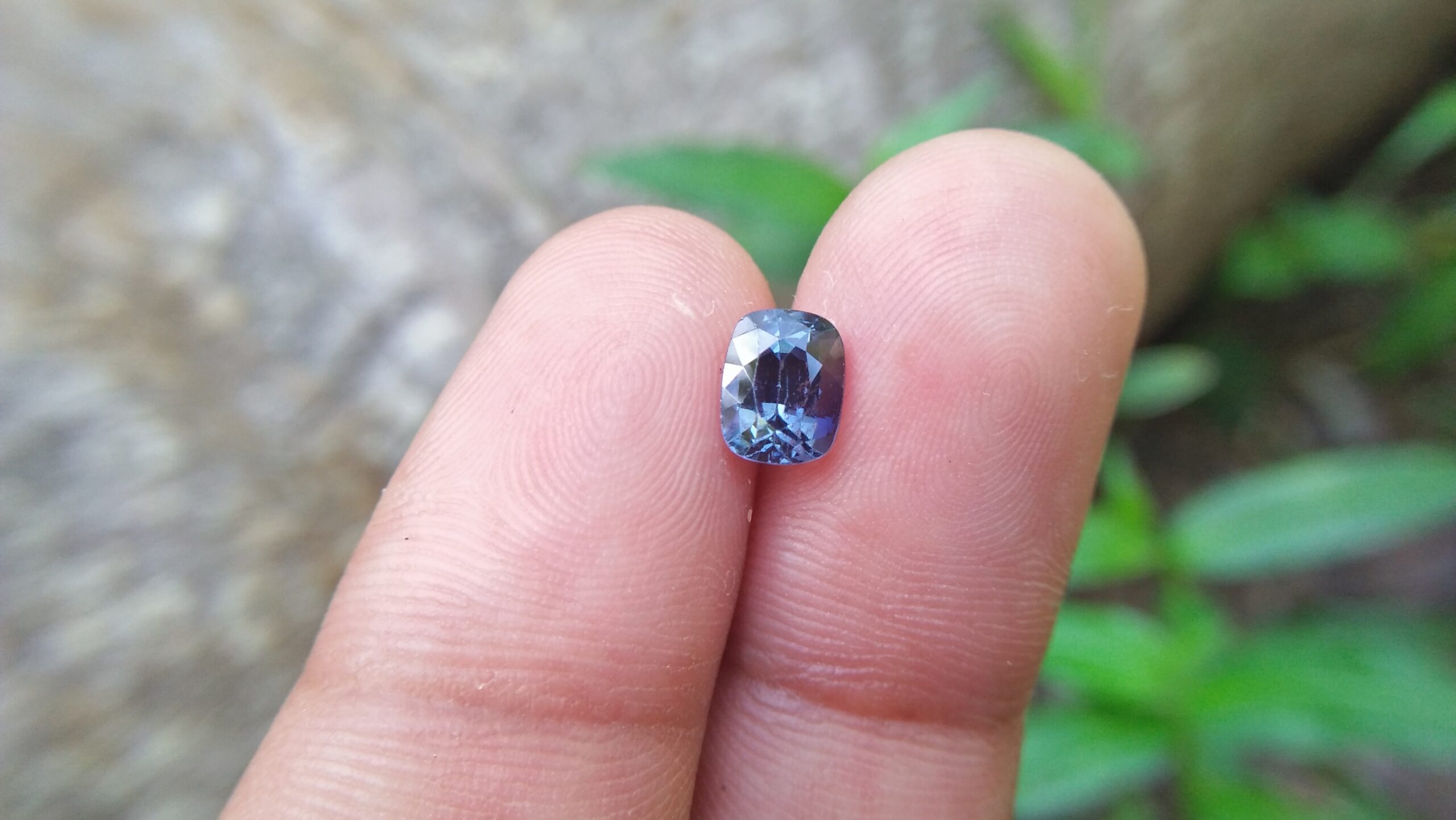 Sapphire is the birthstone for September NATURAL BLUE SAPPHIRE Shape : Cution Cut : Mixed Cut Dimension : 6.8 mmx 5.4 mm x 4.4 mm Weight : 1.50Cts Clarity : VVS Colour : Greenish Blue Transparency : Transparent