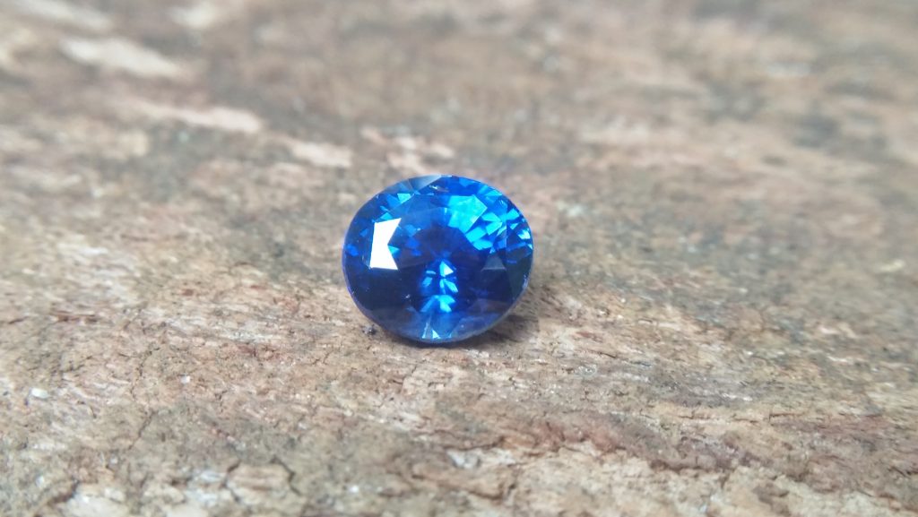 Natural Cornflower Blue Sapphire Sri Lanka
