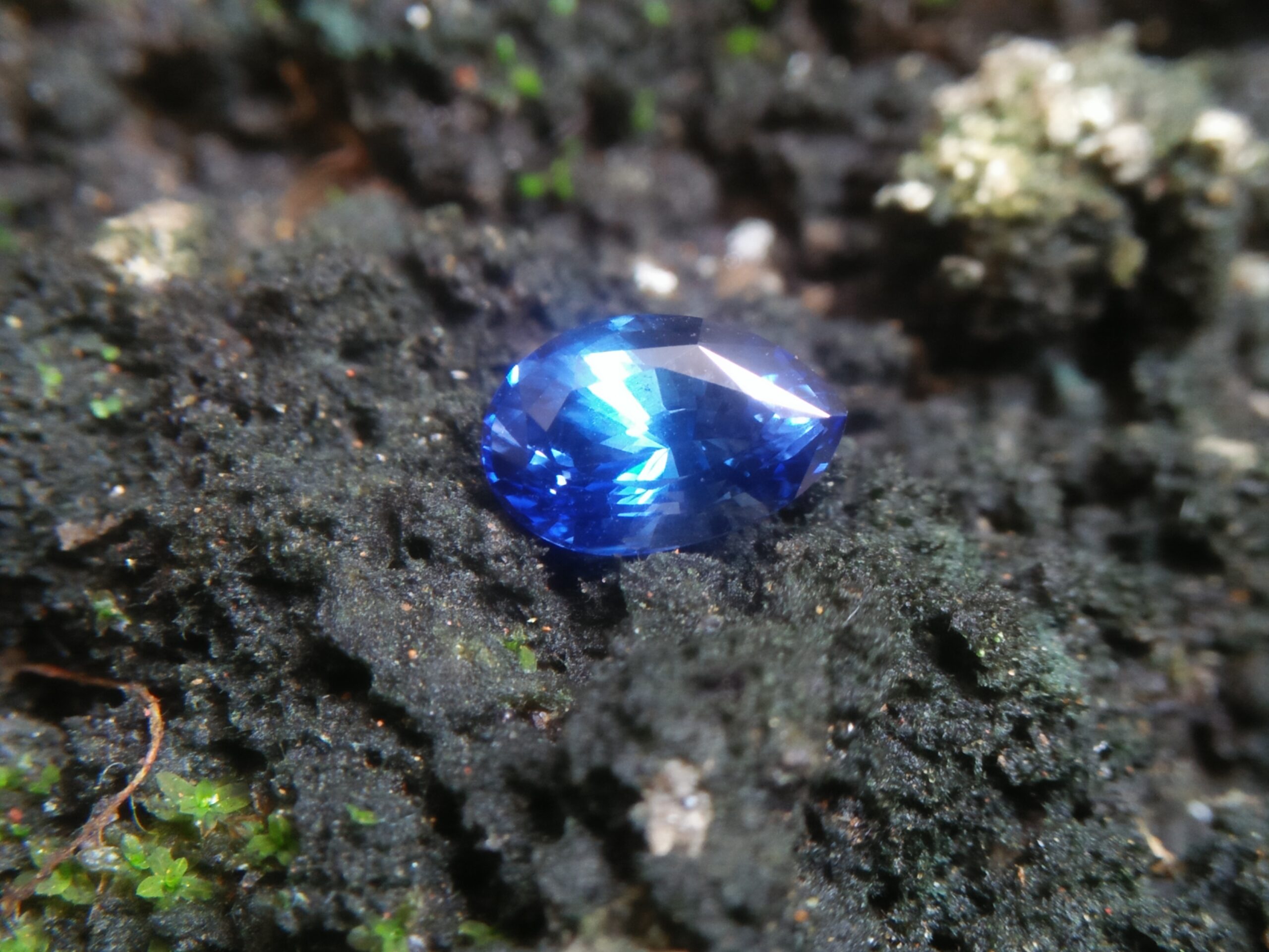 Ceylon Natural Blue Sapphire Colour : Vivid Blue "Royal Blue" Shape : Pear Weight : 1.39Cts Dimension : 8.1mm x 5.3mm x 4.3mm Treatment : Heated Clarity : VS • CSL - Colored Stone Laboratory Certified ( GIA Alumina Association Member ) • CSL Memo No : 4524B473EC71 Sapphire is a precious gemstone, a variety of the mineral corundum, consisting of aluminum oxide with trace amounts of elements such as iron, titanium, chromium, copper, or magnesium. Sapphire deposits are found in Eastern Australia, Thailand, Sri Lanka, China, Vietnam, Madagascar, Greenland, East Africa, and in North America in mostly in Montana. Madagascar, Sri Lanka, and Kashmir produce large quantities of fine quality Sapphires for the world market. Sapphires are mined from alluvial deposits or from primary underground workings. Blue Sapphire and Ruby are the most popular Gemstone in Corundum Family. also, Orangy Pink Sapphire is called Padparadscha. The name Drive's from the Sinhalese word "padmaraga" " පද්මරාග", meaning lotus blossom, as the stone is of a similar color to the lotus blossom. Bi-Color Sapphire from DanuGroup Collection Also, Sapphire can be found as parti-color, bi-color or fancy color. Australia is a main parti-color Sapphire producer. White Sapphire also, White sapphire is a very popular stone to wear instead of Diamond as a 3rd hardness gemstone after diamond ( moissanite hardness is 9.5). Various colors of star sapphires A star sapphire is a type of sapphire that exhibits a star-like phenomenon known as asterism. Also, A rare variety of natural sapphire, known as color-change sapphire, exhibits different colors in a different light. Sapphires can be treated by several methods to enhance and improve their clarity and color. A common method is done by heating the sapphires in furnaces to temperatures between 500 and 1,850 °C for several hours, or by heating in a nitrogen-deficient atmosphere oven for 1 week or more. Geuda is a form of the mineral corundum. Geuda is found primarily in Sri Lanka. It's a semitransparent and milky appearance due to rutile inclusions. Geuda is used to improve its color by heat treatment. Some geuda varieties turn to a blue color after heat treatments and some turn to red after oxidizing. Also, Kowangu pushparaga turns to yellow sapphire after oxidizing. Sapphire Crystal system is a Trigonal crystal system with a hexagonal scalenohedral crystal class. Sapphire hardness is 9 according to the Mohs hardness scale with 4.0~4.1 specific gravity. Refractive index ω =1.768–1.772 nε =1.760–1.763 Solubility = Insoluble Melting point = 2,030–2,050 °C Birefringence = 0.008 Pleochroism = Strong Luster = Vitreous Sapphire is the birthstone for September and the gem of the 45th anniversary. Healing Properties of Sapphire Sapphire releases mental tension, depression, unwanted thoughts, and spiritual confusion. Sapphire is known as a "stone of Wisdom". It is exceptional for calming and focusing the mind, allowing the release of mental tension and unwanted thoughts. Sapphire is also the best stone for awakening chakras. Dark Blue or Indigo Sapphire stimulates the Third Eye chakra. Blue Sapphire stimulates the Throat Chakra. Green sapphire stimulates Heart Chakra. Black Sapphire stimulates Base Chakra. White sapphire stimulates Crown Chakra. Yellow sapphire stimulates Solar Plexus Chakra. Blue Sapphire stimulates the Throat Chakra and Third eye chakra, the voice of the body. Blue crystal energy will unblock and balance the Throat Chakra. blue encourages the power of truth, while lighter shades carry the power of flexibility, relaxation, and balance. Blue Sapphire can free one of mental anxiety, helps make one detached, and protects against envy. Also, It can be worn for good luck and for protection against evil spirits. Since Saturn rules the nervous system, blue sapphires help problems of the nerves-tension and neuroses-diseases caused by an afflicted Saturn.