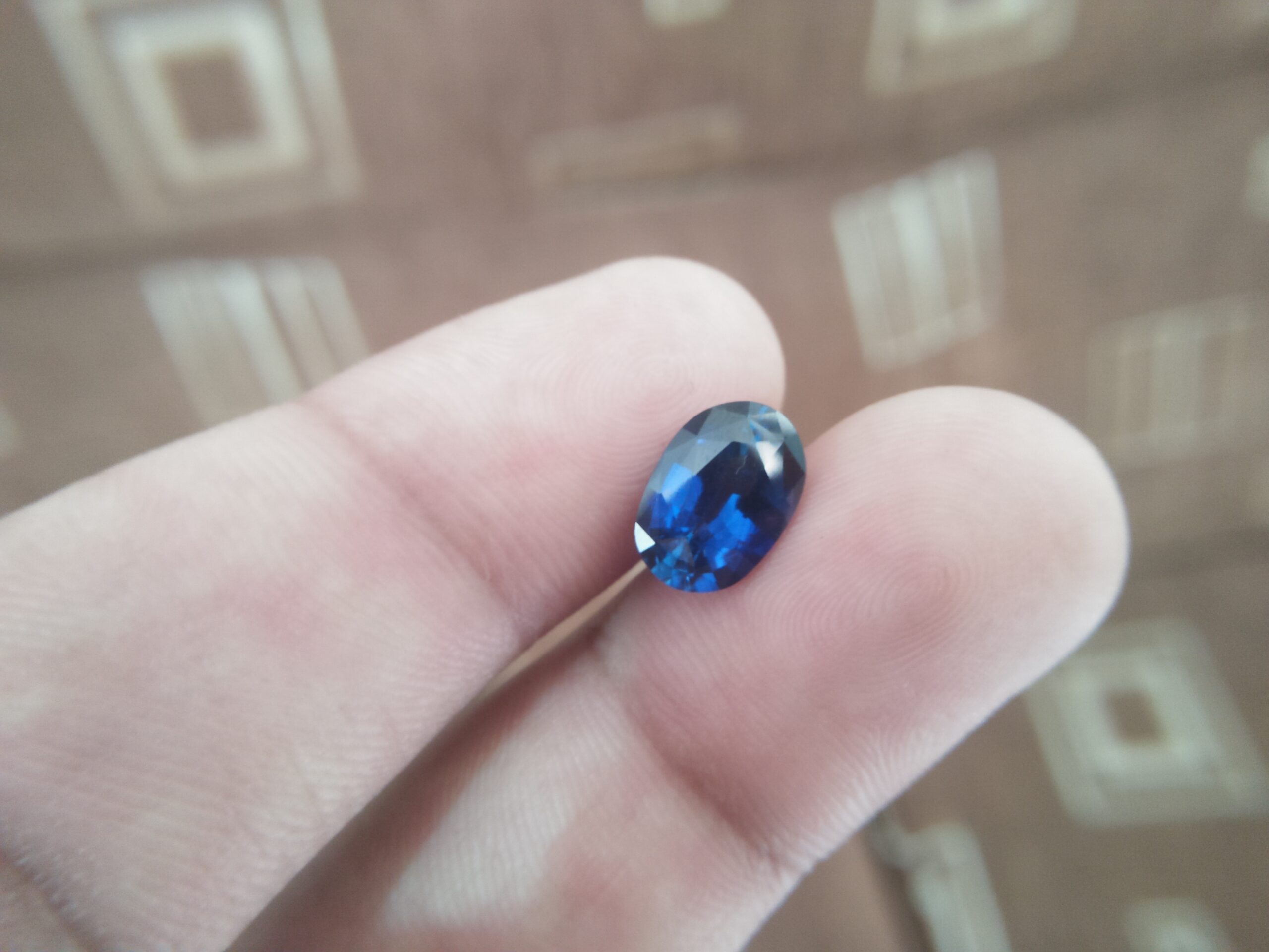 NATURAL BLUE SAPPHIRE Colour : Peacock Blue Shape : Oval Weight : 3.09 CTS Dimension : 10.4 x 7.2 x 4.8 mm Treatment : Heated Clarity : SI • CSL - Colored Stone Laboratory Certified ( GIA Alumina Association Member ) • CSL Memo No : 2F67B4C234D2 Sapphire is a precious gemstone, a variety of the mineral corundum, consisting of aluminum oxide with trace amounts of elements such as iron, titanium, chromium, copper, or magnesium. Sapphire deposits are found in Eastern Australia, Thailand, Sri Lanka, China, Vietnam, Madagascar, Greenland, East Africa, and in North America in mostly in Montana. Madagascar, Sri Lanka, and Kashmir produce large quantities of fine quality Sapphires for the world market. Sapphires are mined from alluvial deposits or from primary underground workings. Blue Sapphire and Ruby are the most popular Gemstone in Corundum Family. also, Orangy Pink Sapphire is called Padparadscha. The name Drive's from the Sinhalese word "padmaraga" " පද්මරාග", meaning lotus blossom, as the stone is of a similar color to the lotus blossom. Bi-Color Sapphire from DanuGroup Collection Also, Sapphire can be found as parti-color, bi-color or fancy color. Australia is a main parti-color Sapphire producer. White Sapphire also, White sapphire is a very popular stone to wear instead of Diamond as a 3rd hardness gemstone after diamond ( moissanite hardness is 9.5). Various colors of star sapphires A star sapphire is a type of sapphire that exhibits a star-like phenomenon known as asterism. Also, A rare variety of natural sapphire, known as color-change sapphire, exhibits different colors in a different light. Sapphires can be treated by several methods to enhance and improve their clarity and color. A common method is done by heating the sapphires in furnaces to temperatures between 500 and 1,850 °C for several hours, or by heating in a nitrogen-deficient atmosphere oven for 1 week or more. Geuda is a form of the mineral corundum. Geuda is found primarily in Sri Lanka. It's a semitransparent and milky appearance due to rutile inclusions. Geuda is used to improve its color by heat treatment. Some geuda varieties turn to a blue color after heat treatments and some turn to red after oxidizing. Also, Kowangu pushparaga turns to yellow sapphire after oxidizing. Sapphire Crystal system is a Trigonal crystal system with a hexagonal scalenohedral crystal class. Sapphire hardness is 9 according to the Mohs hardness scale with 4.0~4.1 specific gravity. Refractive index ω =1.768–1.772 nε =1.760–1.763 Solubility = Insoluble Melting point = 2,030–2,050 °C Birefringence = 0.008 Pleochroism = Strong Luster = Vitreous Sapphire is the birthstone for September and the gem of the 45th anniversary. Healing Properties of Sapphire Sapphire releases mental tension, depression, unwanted thoughts, and spiritual confusion. Sapphire is known as a "stone of Wisdom". It is exceptional for calming and focusing the mind, allowing the release of mental tension and unwanted thoughts. Sapphire is also the best stone for awakening chakras. Dark Blue or Indigo Sapphire stimulates the Third Eye chakra. Blue Sapphire stimulates the Throat Chakra. Green sapphire stimulates Heart Chakra. Black Sapphire stimulates Base Chakra. White sapphire stimulates Crown Chakra. Yellow sapphire stimulates Solar Plexus Chakra. Blue Sapphire stimulates the Throat Chakra and Third eye chakra, the voice of the body. Blue crystal energy will unblock and balance the Throat Chakra. blue encourages the power of truth, while lighter shades carry the power of flexibility, relaxation, and balance. Blue Sapphire can free one of mental anxiety, helps make one detached, and protects against envy. Also, It can be worn for good luck and for protection against evil spirits. Since Saturn rules the nervous system, blue sapphires help problems of the nerves-tension and neuroses-diseases caused by an afflicted Saturn.