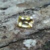 Colour : Yellow Shape : Cushion Weight : 3.23CTS Dimension : 8.5 x 6.8 x 5.1 mm Treatment : UNHeated Clarity : Clean • CSL - Colored Stone Laboratory Certified ( GIA Alumina Association Member ) • CSL Memo No : 07062E8FF92C