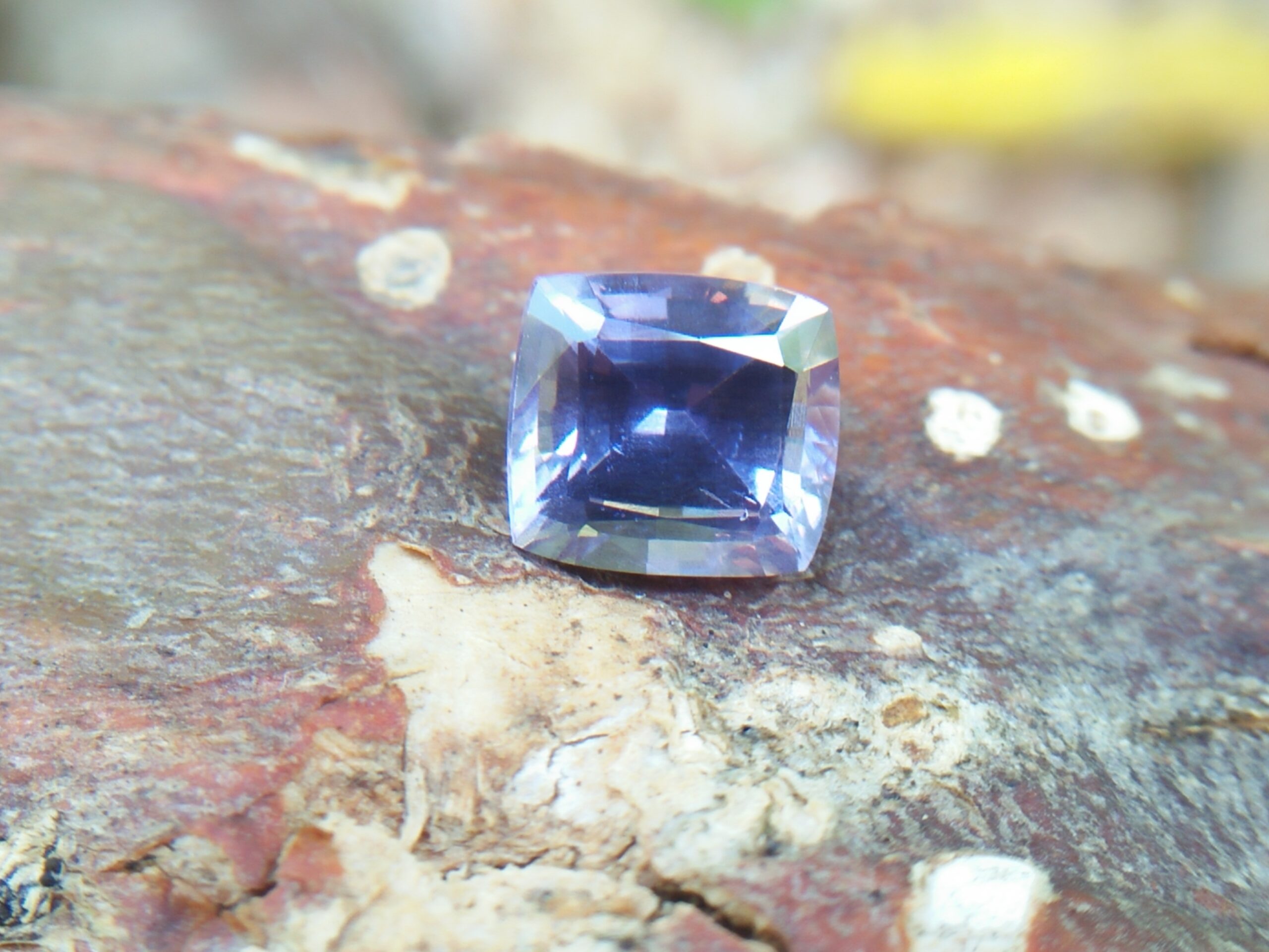 Ceylon Natural Purple Spinel Colour : Purple Shape : Braguette Weight : 1.26 CTS Dimension : 6.3 x 5.7 x 4.3 mm Treatment : None/Unheated Clarity : Clean • CSL - Colored Stone Laboratory Certified ( GIA Alumina Association Member ) • CSL Memo No : 8F117DDD2416