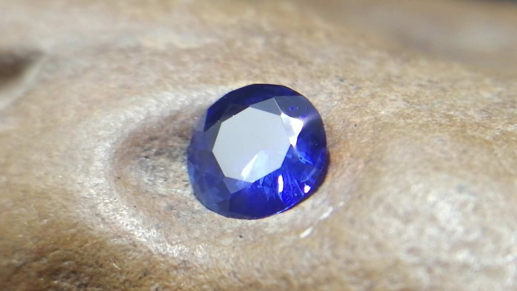 Natural Blue Sapphire  Vivid Blue "Royal Blue"