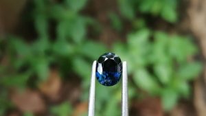Natural Peacock Blue Sapphire