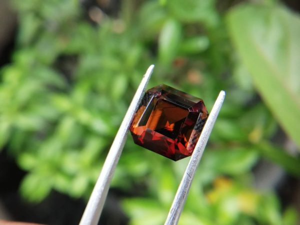 Colour : Orangy-Brown Shape : Octagon Weight : 5.94 Cts Dimension : 10.2 x 10.2 x 8.0 mm Treatment : Unheated Clarity : VVS • CSL - Colored Stone Laboratory Certified ( GIA Alumni Association Member ) • CSL Memo No : CD366298D668 Dravite Tourmaline Sri Lanka Dravite is the sodium magnesium rich Variety in the tourmaline family. Tourmaline is a crystalline boron silicate mineral compounded with elements such as aluminium, iron, magnesium, sodium, lithium, or potassium. The gemstone comes in a wide variety of colors such as black, brown, red, orange, yellow, green, blue, violet, pink, bi-colored, tri-colored and rarely can be neon green or electric blue. Tourmaline pleochroism is typically moderate to Strong. It is Cyclosilicate mineral with 7-7.5 hardness according to the more hardness scale and 3.06 (+.20 -.06) specific gravity. It is a Double refractive, uniaxial (-) mineral with the Trigonal crystal system. Tourmaline can be seen fluorescent inert to very weak red to violet in the long and short wave in pink Stones. Tourmaline can be found in India, Brazil, Tanzania, Nigeria, Kenya, Madagascar, Mozambique, Namibia, Afghanistan, Sri Lanka, USA, Ethiopia. Tourmaline Healing Properties Tourmaline balances the right-left sides of the brain. It Helps treat paranoia, overcomes dyslexia. Also, It Improves circulation and supports the liver and kidneys.                            Tourmaline helps to eliminate toxic metals in the body and Reduces lactic acids and free fatty acids. It is a stone of purification, cleansing the emotional body of negative thoughts, anxieties, anger, and feelings of unworthiness.                         The brown tourmaline brings gentle and soothing healing of your emotional body. It is a very strong grounding stone that raises one’s stamina and protective energies. Brown tourmaline works specifically with the heart chakra to provide self-healing and rejuvenating energies.