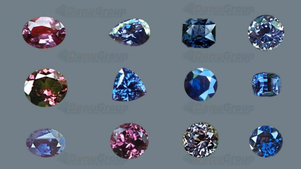 Natural spinel collection