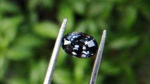 Colour : Violet Shape : Oval Weight : 1.28 cts Dimension : 7.5 x 5.3 x 4.3 mm Treatment : Unheated Clarity : VS • CSL - Colored Stone Laboratory Certified ( GIA Alumina Association Member ) • CSL Memo No : 8BE997080594 Spinel is the magnesium-aluminum member of the larger spinel group of minerals with chemical formula MgAl₂O₄. Spinel is actually a large group of minerals. Gahnite, hercynite, ceylonite, picotite, and galaxite are all part of the spinel group. This oxide mineral is a Cubic crystal system with 7.5–8.0 hardness according to the Mohs hardness scale. Spinels Specific Gravity is depending on the composition of chemicals such as Zn-rich spinel can be as high as 4.40, otherwise, it averages from 3.58 to 3.61. Spinel has many colors such as red, pink, blue, lavender/violet, dark green, brown, black, colorless, gray. Spinel is a single reflective Non-pleochroic gemstone and Anomalous in some blue zincian varieties. It can be found as Opaque, Translucent or transparent. Spinel RI value is n = 1.719 Some red and pink spinels have fluorescence under UV Light. also, Some spinels have magnetism Weak to medium. Natural spinels typically are not enhanced. Spinels are found in Madagascar, Sri Lanka, Vietnam, Myanmar, Tanzania, Kenya, Nigeria, Afghanistan, Albania, Algeria, Atlantic Ocean, Australia, Belgium, Bolivia, Brazil, Cambodia, Canada. Spinel has long been found in the gemstone-bearing gravel of Sri Lanka. Since 2000 in several locations around the world have been discovered spinels with unusual vivid colors. when the mineral is pure, it’s colorless. That's called allochromatic gemstones. Als, Spinels are found with 4-rayed stars and 6-rayed stars. Some spinels are found with a color-changing effect such as Blue to violet, Grayish-blue to reddish-violet and some stones from Sri Lanka change from violet to reddish violet, due to the presence of Fe, Cr, and V. Blue Spinel is a very special gemstone because it is one of the few that occur naturally. The blue Spinel is colored from the impurity of Cobalt in the crystal lattice. High Color saturation in blue Spinels are always colored by Cobalt and are extremely rare to find. Cobalt spinel has high market value. Healing Properties of Spinels 👇 Spinel is known as the stone of revitalization. This MgAl2O4 mineral powers make the gums and teeth stronger and is also beneficial for gums, skin, slimming the healthy and overweight body and cancer healing. Spinel promotes physical vitality, refills the energy and eases exhaustion. Spinel is a very soothing stone, as it calms and relieves stress, anxiety, PTSD and depression. Also, Spinel is working with chakra balancing. Black Spinel - Earth Star Chakra , Red or Pink - Spinel Base Chakra, Green Spinel - Heart chakra, Blue Spinel - Throat chakra, Purple Spinel - Crown chakra.