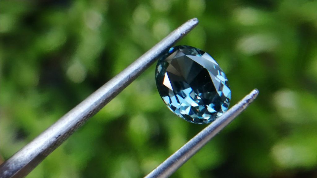 Colour : Greyish Blue Shape : Oval Weight : 1.49 cts Dimension : 8.3 x 6.4 x 3.7 mm Treatment : Unheated Clarity : VS • CSL - Colored Stone Laboratory Certified ( GIA Alumina Association Member ) • CSL Memo No : 4D9F37453E25 Spinel is the magnesium-aluminum member of the larger spinel group of minerals with chemical formula MgAl₂O₄. Spinel is actually a large group of minerals. Gahnite, hercynite, ceylonite, picotite, and galaxite are all part of the spinel group. This oxide mineral is a Cubic crystal system with 7.5–8.0 hardness according to the Mohs hardness scale. Spinels Specific Gravity is depending on the composition of chemicals such as Zn-rich spinel can be as high as 4.40, otherwise, it averages from 3.58 to 3.61. Spinel has many colors such as red, pink, blue, lavender/violet, dark green, brown, black, colorless, gray. Spinel is a single reflective Non-pleochroic gemstone and Anomalous in some blue zincian varieties. It can be found as Opaque, Translucent or transparent. Spinel RI value is n = 1.719 Some red and pink spinels have fluorescence under UV Light. also, Some spinels have magnetism Weak to medium. Natural spinels typically are not enhanced. Spinels are found in Madagascar, Sri Lanka, Vietnam, Myanmar, Tanzania, Kenya, Nigeria, Afghanistan, Albania, Algeria, Atlantic Ocean, Australia, Belgium, Bolivia, Brazil, Cambodia, Canada. Spinel has long been found in the gemstone-bearing gravel of Sri Lanka. Since 2000 in several locations around the world have been discovered spinels with unusual vivid colors. when the mineral is pure, it’s colorless. That's called allochromatic gemstones. Als, Spinels are found with 4-rayed stars and 6-rayed stars. Some spinels are found with a color-changing effect such as Blue to violet, Grayish-blue to reddish-violet and some stones from Sri Lanka change from violet to reddish violet, due to the presence of Fe, Cr, and V. Blue Spinel is a very special gemstone because it is one of the few that occur naturally. The blue Spinel is colored from the impurity of Cobalt in the crystal lattice. High Color saturation in blue Spinels are always colored by Cobalt and are extremely rare to find. Cobalt spinel has high market value. Healing Properties of Spinels 👇 Spinel is known as the stone of revitalization. This MgAl2O4 mineral powers make the gums and teeth stronger and is also beneficial for gums, skin, slimming the healthy and overweight body and cancer healing. Spinel promotes physical vitality, refills the energy and eases exhaustion. Spinel is a very soothing stone, as it calms and relieves stress, anxiety, PTSD and depression. Also, Spinel is working with chakra balancing. Black Spinel - Earth Star Chakra , Red or Pink - Spinel Base Chakra, Green Spinel - Heart chakra, Blue Spinel - Throat chakra, Purple Spinel - Crown chakra.