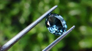 Colour : Greyish Blue Shape : Oval Weight : 1.49 cts Dimension : 8.3 x 6.4 x 3.7 mm Treatment : Unheated Clarity : VS • CSL - Colored Stone Laboratory Certified ( GIA Alumina Association Member ) • CSL Memo No : 4D9F37453E25 Spinel is the magnesium-aluminum member of the larger spinel group of minerals with chemical formula MgAl₂O₄. Spinel is actually a large group of minerals. Gahnite, hercynite, ceylonite, picotite, and galaxite are all part of the spinel group. This oxide mineral is a Cubic crystal system with 7.5–8.0 hardness according to the Mohs hardness scale. Spinels Specific Gravity is depending on the composition of chemicals such as Zn-rich spinel can be as high as 4.40, otherwise, it averages from 3.58 to 3.61. Spinel has many colors such as red, pink, blue, lavender/violet, dark green, brown, black, colorless, gray. Spinel is a single reflective Non-pleochroic gemstone and Anomalous in some blue zincian varieties. It can be found as Opaque, Translucent or transparent. Spinel RI value is n = 1.719 Some red and pink spinels have fluorescence under UV Light. also, Some spinels have magnetism Weak to medium. Natural spinels typically are not enhanced. Spinels are found in Madagascar, Sri Lanka, Vietnam, Myanmar, Tanzania, Kenya, Nigeria, Afghanistan, Albania, Algeria, Atlantic Ocean, Australia, Belgium, Bolivia, Brazil, Cambodia, Canada. Spinel has long been found in the gemstone-bearing gravel of Sri Lanka. Since 2000 in several locations around the world have been discovered spinels with unusual vivid colors. when the mineral is pure, it’s colorless. That's called allochromatic gemstones. Als, Spinels are found with 4-rayed stars and 6-rayed stars. Some spinels are found with a color-changing effect such as Blue to violet, Grayish-blue to reddish-violet and some stones from Sri Lanka change from violet to reddish violet, due to the presence of Fe, Cr, and V. Blue Spinel is a very special gemstone because it is one of the few that occur naturally. The blue Spinel is colored from the impurity of Cobalt in the crystal lattice. High Color saturation in blue Spinels are always colored by Cobalt and are extremely rare to find. Cobalt spinel has high market value. Healing Properties of Spinels 👇 Spinel is known as the stone of revitalization. This MgAl2O4 mineral powers make the gums and teeth stronger and is also beneficial for gums, skin, slimming the healthy and overweight body and cancer healing. Spinel promotes physical vitality, refills the energy and eases exhaustion. Spinel is a very soothing stone, as it calms and relieves stress, anxiety, PTSD and depression. Also, Spinel is working with chakra balancing. Black Spinel - Earth Star Chakra , Red or Pink - Spinel Base Chakra, Green Spinel - Heart chakra, Blue Spinel - Throat chakra, Purple Spinel - Crown chakra.