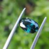 Colour : Greenish Blue Shape : Oval Weight : 1.57 cts Dimension : 8.9 x 6.0 x 3.9 mm Treatment : Unheated Clarity : SI • CSL - Colored Stone Laboratory Certified ( GIA Alumina Association Member ) • CSL Memo No : 35336B95E375 Spinel is the magnesium-aluminum member of the larger spinel group of minerals with chemical formula MgAl₂O₄. Spinel is actually a large group of minerals. Gahnite, hercynite, ceylonite, picotite, and galaxite are all part of the spinel group. This oxide mineral is a Cubic crystal system with 7.5–8.0 hardness according to the Mohs hardness scale. Spinels Specific Gravity is depending on the composition of chemicals such as Zn-rich spinel can be as high as 4.40, otherwise, it averages from 3.58 to 3.61. Spinel has many colors such as red, pink, blue, lavender/violet, dark green, brown, black, colorless, gray. Spinel is a single reflective Non-pleochroic gemstone and Anomalous in some blue zincian varieties. It can be found as Opaque, Translucent or transparent. Spinel RI value is n = 1.719 Some red and pink spinels have fluorescence under UV Light. also, Some spinels have magnetism Weak to medium. Natural spinels typically are not enhanced. Spinels are found in Madagascar, Sri Lanka, Vietnam, Myanmar, Tanzania, Kenya, Nigeria, Afghanistan, Albania, Algeria, Atlantic Ocean, Australia, Belgium, Bolivia, Brazil, Cambodia, Canada. Spinel has long been found in the gemstone-bearing gravel of Sri Lanka. Since 2000 in several locations around the world have been discovered spinels with unusual vivid colors. when the mineral is pure, it’s colorless. That's called allochromatic gemstones. Als, Spinels are found with 4-rayed stars and 6-rayed stars. Some spinels are found with a color-changing effect such as Blue to violet, Grayish-blue to reddish-violet and some stones from Sri Lanka change from violet to reddish violet, due to the presence of Fe, Cr, and V. Blue Spinel is a very special gemstone because it is one of the few that occur naturally. The blue Spinel is colored from the impurity of Cobalt in the crystal lattice. High Color saturation in blue Spinels are always colored by Cobalt and are extremely rare to find. Cobalt spinel has high market value. Healing Properties of Spinels 👇 Spinel is known as the stone of revitalization. This MgAl2O4 mineral powers make the gums and teeth stronger and is also beneficial for gums, skin, slimming the healthy and overweight body and cancer healing. Spinel promotes physical vitality, refills the energy and eases exhaustion. Spinel is a very soothing stone, as it calms and relieves stress, anxiety, PTSD and depression. Also, Spinel is working with chakra balancing. Black Spinel - Earth Star Chakra , Red or Pink - Spinel Base Chakra, Green Spinel - Heart chakra, Blue Spinel - Throat chakra, Purple Spinel - Crown chakra.