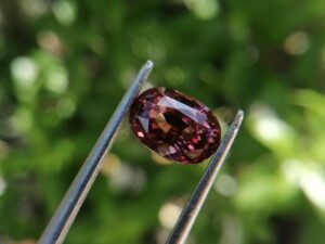 Natural Orangy-pink Spinel "Padparadscha Color" The orangy-pink color spinel is a very special and expensive color variety of spinel family. In the Spinel market, It gets a special place among the buyers. Most Orangy Pink Spinels shows fluorescent under ultraviolet light. Spinel is the magnesium-aluminum member of the larger spinel group of minerals with chemical formula MgAl₂O₄. Spinel is actually a large group of minerals. Gahnite, hercynite, ceylonite, picotite, and galaxite are all part of the spinel group.