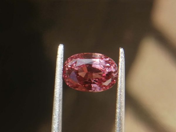 Natural Orangy-pink Spinel "Padparadscha Color" The orangy-pink color spinel is a very special and expensive color variety of spinel family. In the Spinel market, It gets a special place among the buyers. Most Orangy Pink Spinels shows fluorescent under ultraviolet light. Spinel is the magnesium-aluminum member of the larger spinel group of minerals with chemical formula MgAl₂O₄. Spinel is actually a large group of minerals. Gahnite, hercynite, ceylonite, picotite, and galaxite are all part of the spinel group.