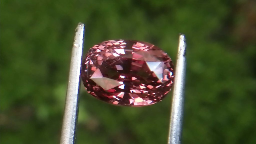 Natural Orangy-pink Spinel "Padparadscha Color" The orangy-pink color spinel is a very special and expensive color variety of spinel family. In the Spinel market, It gets a special place among the buyers. Most Orangy Pink Spinels shows fluorescent under ultraviolet light. Spinel is the magnesium-aluminum member of the larger spinel group of minerals with chemical formula MgAl₂O₄. Spinel is actually a large group of minerals. Gahnite, hercynite, ceylonite, picotite, and galaxite are all part of the spinel group.