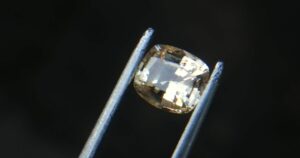 Ceylon Natural Yellow Sapphire   Colour : Yellow Shape : Cushion Weight : 1.20 Cts Dimension : 6.4 x 5.7 x 3.8 mm Treatment : Unheated Clarity : VS • CSL - Colored Stone Laboratory Certified ( GIA Alumina Association Member ) • CSL Memo No : E95EBCCC7D7A Sapphire is a precious gemstone, a variety of the mineral corundum, consisting of aluminum oxide with trace amounts of elements such as iron, titanium, chromium, copper, or magnesium. Sapphire deposits are found in Eastern Australia, Thailand, Sri Lanka, China, Vietnam, Madagascar, Greenland, East Africa, and in North America in mostly in Montana. Madagascar, Sri Lanka, and Kashmir produce large quantities of fine quality Sapphires for the world market. Sapphires are mined from alluvial deposits or from primary underground workings.   Blue Sapphire and Ruby are the most popular Gemstone in Corundum Family. also, Orangy Pink Sapphire is called Padparadscha. The name Drive's from the Sinhalese word "padmaraga" " පද්මරාග", meaning lotus blossom, as the stone is of a similar color to the lotus blossom. Bi-Color Sapphire from DanuGroup Collection Also, Sapphire can be found as parti-color, bi-color or fancy color. Australia is a main parti-color Sapphire producer. White Sapphire also, White sapphire is a very popular stone to wear instead of Diamond as a 3rd hardness gemstone after diamond ( moissanite hardness is 9.5). Various colors of star sapphires A star sapphire is a type of sapphire that exhibits a star-like phenomenon known as asterism. Also, A rare variety of natural sapphire, known as color-change sapphire, exhibits different colors in a different light. Sapphires can be treated by several methods to enhance and improve their clarity and color. A common method is done by heating the sapphires in furnaces to temperatures between 500 and 1,850 °C for several hours, or by heating in a nitrogen-deficient atmosphere oven for 1 week or more. Geuda is a form of the mineral corundum. Geuda is found primarily in Sri Lanka. It's a semitransparent and milky appearance due to rutile inclusions. Geuda is used to improve its color by heat treatment. Some geuda varieties turn to a blue color after heat treatments and some turn to red after oxidizing. Also, Kowangu pushparaga turns to yellow sapphire after oxidizing. Sapphire Crystal system is a Trigonal crystal system with a hexagonal scalenohedral crystal class. Sapphire hardness is 9 according to the Mohs hardness scale with 4.0~4.1 specific gravity. Refractive index ω          =1.768–1.772 nε =1.760–1.763 Solubility = Insoluble Melting point = 2,030–2,050 °C Birefringence  = 0.008 Pleochroism = Strong Luster = Vitreous Sapphire is the birthstone for September and the gem of the 45th anniversary. Healing Properties of Sapphire Sapphire releases mental tension, depression, unwanted thoughts, and spiritual confusion.  Sapphire is known as a "stone of Wisdom". It is exceptional for calming and focusing the mind, allowing the release of mental tension and unwanted thoughts. Sapphire is also the best stone for awakening chakras. Dark Blue or Indigo Sapphire stimulates the Third Eye chakra. Blue Sapphire stimulates the Throat Chakra. Green sapphire stimulates Heart Chakra. Black Sapphire stimulates Base Chakra. White sapphire stimulates Crown Chakra. Yellow sapphire stimulates Solar Plexus Chakra. Yellow sapphire is one of the most recognized gemstones in vedic astrology worn for professional success, marital bliss, improved will power and healthy progeny. It is believed to hold the powers of the planet Jupiter. Jupiter is the heaviest planet in the solar system, hence imparting distinctive powers to Yellow Sapphire over other precious stones. It is known for providing healing powers in the ailments of the kidneys, mouth, rheumatism, cough and fever. Yellow Sapphires are worn in the Index finger of the correct hand on a Thursday morning of the Shukla Paksha (waxing moon).