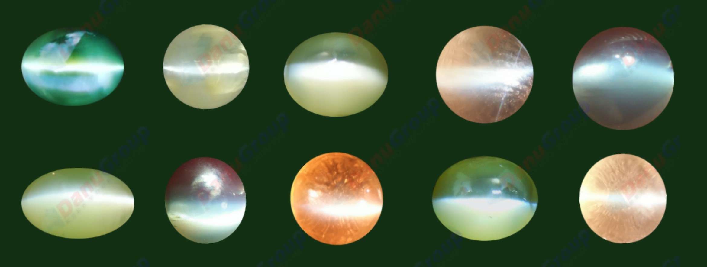 Chrysoberyl cat's eye is a gemstone variety of beryllium aluminum oxide which exhibits optical effect known as 'chatoyancy' that contains large numbers of fibrous inclusions can produce a " Chatoyant " a line of light across the surface of the stone that orients perpendicular to the included fibers. that resembles the slit eye of a cat, hence the name 'cat's eye'. The Gemstone Chrysoberyl is an aluminate of beryllium with the chemical formula BeAl₂O₄. The name chrysoberyl is derived from the Greek words "chrysos" and "beryllos". Its meaning is "a gold-white spar". It is known as a hard and durable gem after Sapphire. Chrysoberyl is an orthorhombic crystal mineral with 3.5 – 3.84 specific gravity and 8.5 hardness according to the more hardness scale. It is a Biaxial (+) mineral with refractive indexes nα=1.745 nβ=1.748 nγ=1.754. Chrysoberyl Cats Eye can be found colors such as green, yellow, brownish to greenish-black, colorless, pale shades of yellow, greenish Yellow, Yellowish Green, Honey Brown, Reddish Brown, Orangy yellow, Greenish Brown, Blue. Also, Golden Yellow Chrysoberyl is called "Ceylonese Chrysolite" as a trading name. The Chrysoberyl Alexandrite is a color change variety upon the nature of ambient lighting. It changes the color green to brownish red or green to purplish-red in the incandescent light from a lamp or candle flame. However, Alexandrite's good color change stones are extremely rare. also, Chrysoberyl alexandrite can be found with a chatoyancy future. It is rare and expensive. An interesting feature of its crystals are the cyclic twins called trillings. Also, Chrysoberyl can be found with the chatoyancy feature. Translucent yellowish chatoyant chrysoberyl is called as cymophane. Also, Chrysoberyl cat's eye is found in colors such as yellowish-green, green, honey brown, grey. The chrysoberyl gemstone or mineral can be found in Sri Lanka, Afghanistan, India, Madagascar, Tanzania, Ethiopia, Australia, Brazil, Canada, France, Germany, Italy, Japan, Kenya, Kazakhstan, Namibia, Myanmar, Mozambique, Norway, Russia, Spain, USA, Zambia. Healing Properties of Chrysoberyls Chrysoberyl is known as an effective and protective stone since ancient times. It transforms negative thoughts into positive energy. Chrysoberyl gemstone or mineral is associated with wealth and creativity and promotes tolerance and harmony. It stimulates the solar plexus and crown chakras. Chrysoberyl helps to open the crown chakra and increases both spiritual and personal power. Green chrysoberyl stimulates the healing of the physical heart. Chrysoberyl stimulates the cleansing and balancing of the liver, kidneys, gall bladder and balances adrenaline and cholesterol and fortifies the chest and liver. Chrysoberyl Cat's eye increases the vibration of Ketu in the wearer according to Vedic Astrology. It is known to reduce the malefic effects of 'Ketu' and increase its beneficial qualities. Cat’s eye transmits the cosmic color, infra-red, which is the hottest cosmic ray. It helps with terminal diseases such as paralysis and cancer. Cat’s eye can help in return of lost wealth.
