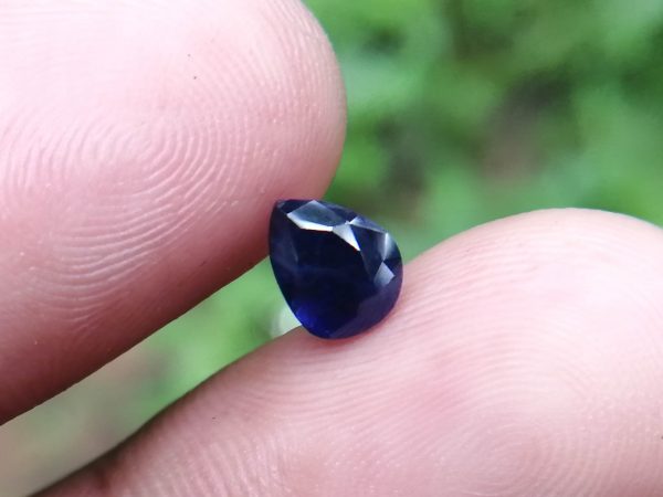 Colour : Vivid Blue "Royal Blue" Shape : Pear Weight : 1.00 ct Dimension : 6.1 x 5.1 x 3.9 mm Treatment : Heated Clarity : I Sapphire is a precious gemstone, a variety of the mineral corundum, consisting of aluminum oxide with trace amounts of elements such as iron, titanium, chromium, copper, or magnesium. Sapphire deposits are found in Eastern Australia, Thailand, Sri Lanka, China, Vietnam, Madagascar, Greenland, East Africa, and in North America in mostly in Montana. Madagascar, Sri Lanka, and Kashmir produce large quantities of fine quality Sapphires for the world market. Sapphires are mined from alluvial deposits or from primary underground workings.   Blue Sapphire and Ruby are the most popular Gemstone in Corundum Family. also, Orangy Pink Sapphire is called Padparadscha. The name Drive's from the Sinhalese word "padmaraga" " පද්මරාග", meaning lotus blossom, as the stone is of a similar color to the lotus blossom. Bi-Color Sapphire from DanuGroup Collection Also, Sapphire can be found as parti-color, bi-color or fancy color. Australia is a main parti-color Sapphire producer. White Sapphire also, White sapphire is a very popular stone to wear instead of Diamond as a 3rd hardness gemstone after diamond ( moissanite hardness is 9.5). Various colors of star sapphires A star sapphire is a type of sapphire that exhibits a star-like phenomenon known as asterism. Also, A rare variety of natural sapphire, known as color-change sapphire, exhibits different colors in a different light. Sapphires can be treated by several methods to enhance and improve their clarity and color. A common method is done by heating the sapphires in furnaces to temperatures between 500 and 1,850 °C for several hours, or by heating in a nitrogen-deficient atmosphere oven for 1 week or more. Geuda is a form of the mineral corundum. Geuda is found primarily in Sri Lanka. It's a semitransparent and milky appearance due to rutile inclusions. Geuda is used to improve its color by heat treatment. Some geuda varieties turn to a blue color after heat treatments and some turn to red after oxidizing. Also, Kowangu pushparaga turns to yellow sapphire after oxidizing. Sapphire Crystal system is a Trigonal crystal system with a hexagonal scalenohedral crystal class. Sapphire hardness is 9 according to the Mohs hardness scale with 4.0~4.1 specific gravity. Refractive index ω          =1.768–1.772 nε =1.760–1.763 Solubility = Insoluble Melting point = 2,030–2,050 °C Birefringence  = 0.008 Pleochroism = Strong Luster = Vitreous Sapphire is the birthstone for September and the gem of the 45th anniversary. Healing Properties of Sapphire Sapphire releases mental tension, depression, unwanted thoughts, and spiritual confusion.  Sapphire is known as a "stone of Wisdom". It is exceptional for calming and focusing the mind, allowing the release of mental tension and unwanted thoughts. Sapphire is also the best stone for awakening chakras. Dark Blue or Indigo Sapphire stimulates the Third Eye chakra. Blue Sapphire stimulates the Throat Chakra. Green sapphire stimulates Heart Chakra. Black Sapphire stimulates Base Chakra. White sapphire stimulates Crown Chakra. Yellow sapphire stimulates Solar Plexus Chakra. Blue Sapphire stimulates the Throat Chakra, the voice of the body. Blue crystal energy will unblock and balance the Throat Chakra. blue encourages the power of truth, while lighter shades carry the power of flexibility, relaxation, and balance. Blue Sapphire can free one of mental anxiety, helps make one detached, and protects against envy. Also, It can be worn for good luck and for protection against evil spirits. Since Saturn rules the nervous system, blue sapphires help problems of the nerves-tension and neuroses-diseases caused by an afflicted Saturn.