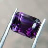 Colour :  Purple Shape : Octagon Weight :  5.35  Cts Dimension : 11.1 x 8.5 x 8.1 mm Treatment : Unheated Clarity : VS Natural Amethyst  Amethyst is a violet variety of quartz. It's a birth stone of month February.  The name comes from the Koine Greek ἀμέθυστος amethystos from ἀ- a-, "not" and μεθύσκω methysko / μεθύω methyo, "intoxicate", a reference to the belief that the stone protected its owner from drunkenness. Category: Silicate mineral Formula: SiO2 Crystal system: Trigonal Color: Purple, violet Mohs scale hardness: 7 Specific gravity: 2.65 Av Optical properties: Uniaxial (+) Refractive index: nω = 1.543–1.553                                 nε = 1.552–1.554 Amethyst can be found in Sri Lanka, Madagascar, Zambia, Zimbabwe, USA, Brazil, Uruguay, Thailand, Turkey, Tanzania, Tajikistan, Switzerland, Sweden, Spain, South Korea, Africa, Russia, Afghanistan, New Zealand, Norway, Nigeria, Namibia, Myanmar, Mozambique, Morocco, Mongolia, Mexico, Kenya, Laos, Japan, Germany, France, Finland, China, Canada, Bulgaria, Cambodia, Australia, Belgium.  Amethyst has healing powers to help with physical ailments, emotional issues, and in Energy Healing and Chakra balancing      Amethyst boosts the production of hormones, and stimulates the sympathetic nervous system and endocrine glands to optimum performance. It supports oxygenation in the blood, and aids in treatments of the digestive tract, heart, stomach, and skin.        The therapeutic uses of Amethyst have a long and well-documented history. Amethyst crystal therapies are primarily associated with physical ailments of the nervous system, the curing of nightmares and insomnia, and balancing the crown chakra. It's also excellent crystal for meditation to open Crown Chakra energies. 