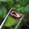 Ceylon Natural " chocolate 🍫" Zircon called "jargoon" Dimension : 11mm x 7mm x 5.3mm Weight :  4.70Cts Colour : Chocolate brown Minearal : Ratnapura Sri Lanka Treatment : Unheated Zircon is a nesosilicates group mineral. Its corresponding chemical formula is ZrSiO4. The name derives from the Persian zargun, meaning "gold-hued". Zircon is a popular gemstone that has been used for nearly 2000 years. The crystal structure of zircon is a tetragonal crystal mineral with 7.5 hardness according to the Mohs Hardness scale. Zircon is also very resistant to heat and corrosion and known as Insoluble gemstone. This Uniaxial (+) mineral Specific gravity is 4.6–4.7. It's heavy more than such as Sapphire, chrysoberyl, Garnets, spinels. Gem Businessmen use these physical properties to identify zircons from other gemstones. Zircon has weak pleochroism and has colors such as Colorless, Very Strong Blue To Green-Blue, Yellow, Blue-Green, Yellowish Green, Yellow-Green, Brown, Orangy Yellow To Reddish Orange, Dark Brownish Red, Sometimes Purple, Gray To Bluish Gray, Brownish Gray. Colorless specimens that show gem quality are a popular substitute for diamond and are also known as "Matara diamond". Zircon has been classified into three types called high zircon, intermediate zircon ( medium zircon ), and low zircon. Some Quality Type brown zircons can be transformed into colorless and blue zircons by heating to 800 to 1000 °C. There are Some using names for Zircon such as Hyacinth or jacinth: yellow-red, orange, red-brown to brown, Jargoon or jargon: light yellow to colorless stones, Beccarite: green zircon, Melichrysos: straw yellow, Starlite: blue heat treated zircon, Sparklite: colorless zircon. Zircon is found in Madagascar, Sri Lanka, Tanzania, Cambodia, Australia, Burma, Afghanistan, Canada, USA, Thailand, Russia, Mozambique, Norway. Healing Properties 👇 Zircon is known as "The stone of virtue" All colors. It clears the auric negativity in the wearer and helps to communicate with the higher realm when in need. Zircon is very well known for its balancing and positive energy effects. It can attract happiness, prosperity, and abundance to the wearer. It will bring the spiritual energy down from the higher transpersonal chakras via the crown chakra, then move it to all of the lower chakras. Green zircon stimulates the Heart chakra. Also. It is a good crystal for meditation to open heart chakra energies. Its vibrational energies help to user stay on the spiritual path. Brown is known as the color of Earth. Brown Zircon is an excellent stone for meditations and connecting with cosmic energy. Its vibrational energies help to keep calm your mind and reduce stress.